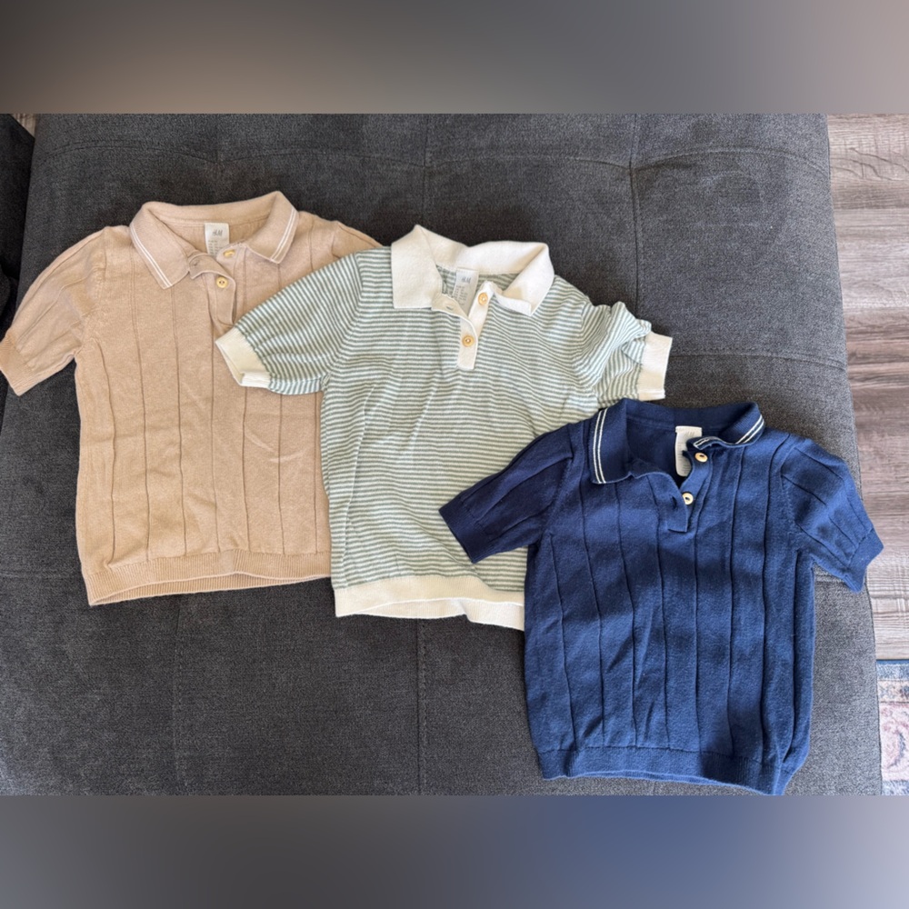 H&M knit tops (2t & 18m)